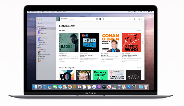 apple podcasts mac