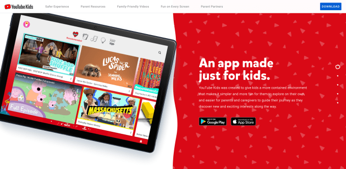 youtube kids website