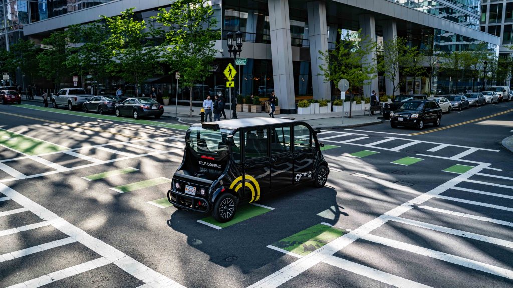 optimus ride boston autonomous vehicle