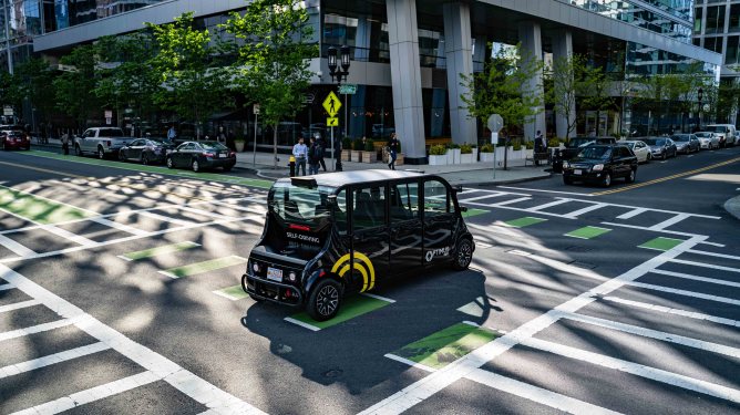 optimus ride boston autonomous vehicle