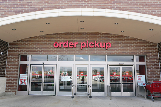 Glenview Order Pickup Entrance Exterior