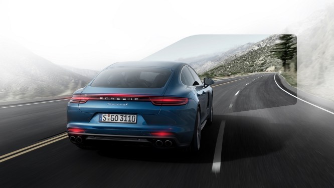 Illustration of Porsche car with TriEye SWIR camera copyright Dr. Ing. h.c.F. Porsche AG