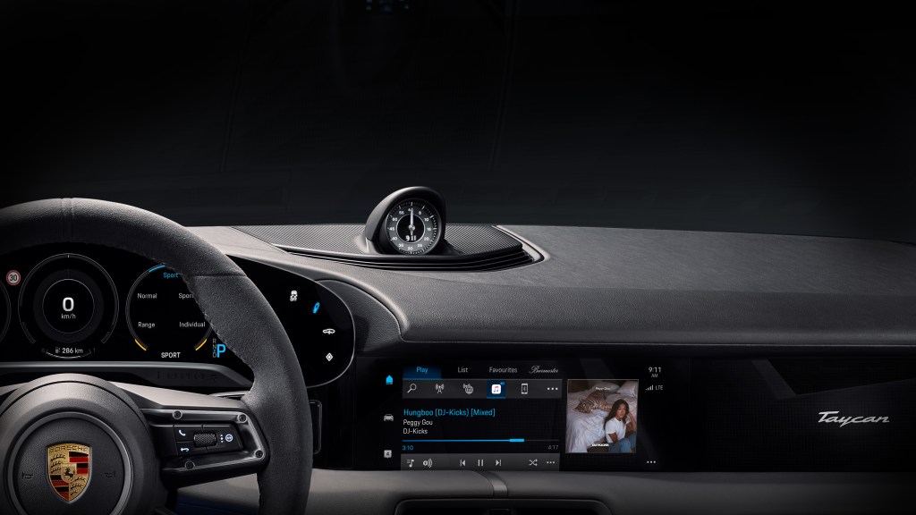 Porsche Taycan Apple Image Courtesy of K7 Music