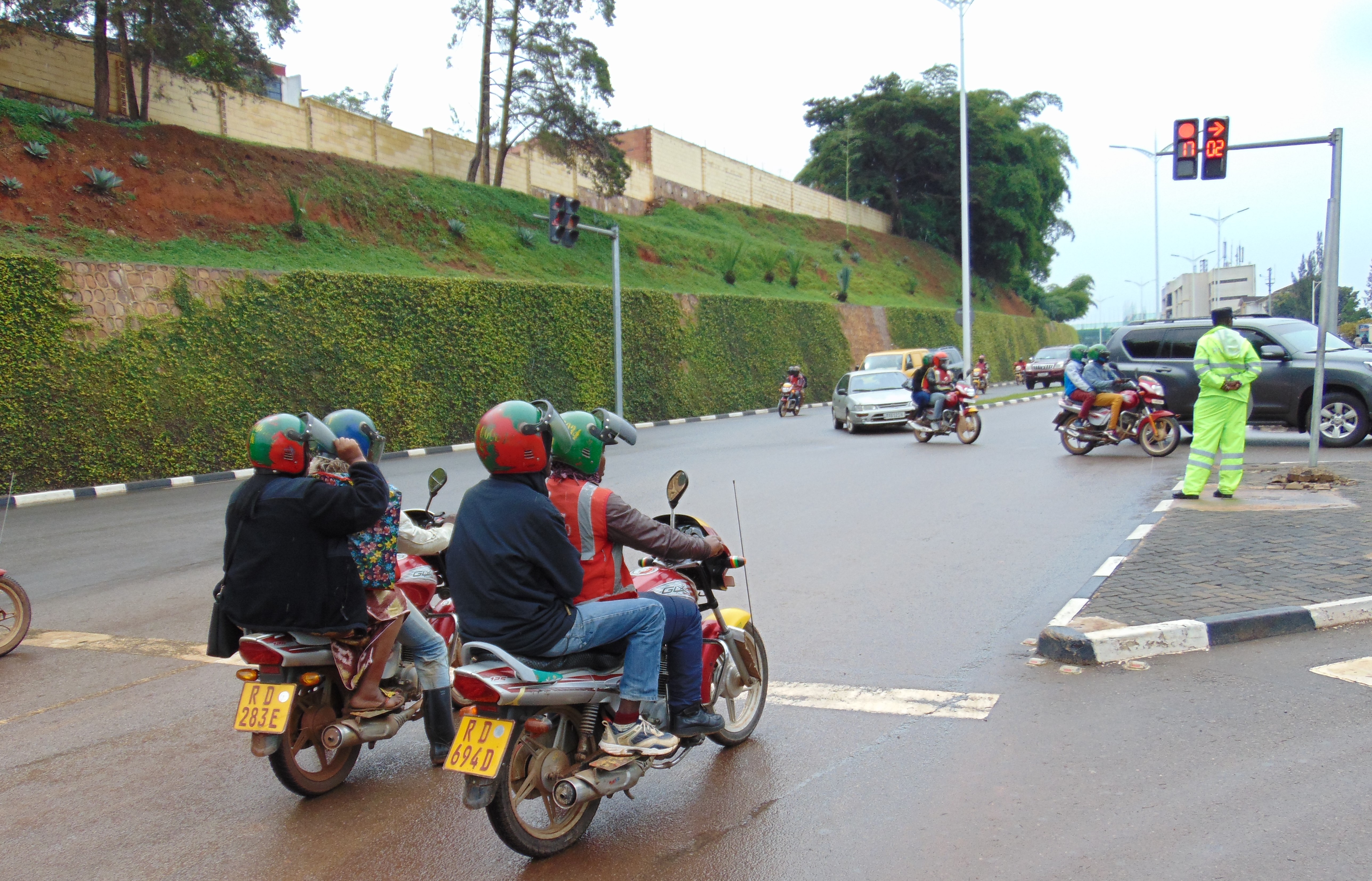 Rwanda motorcycle taxis