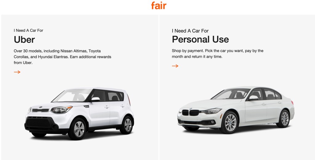 Fair car subscription
