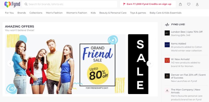 fynd website 1
