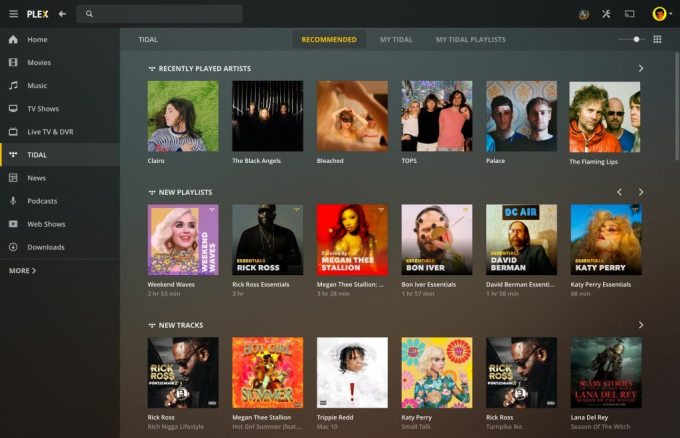 plex desktop tidal recommended 1024x661