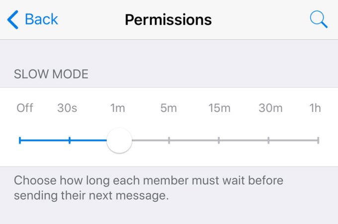 telegram slow mode groups