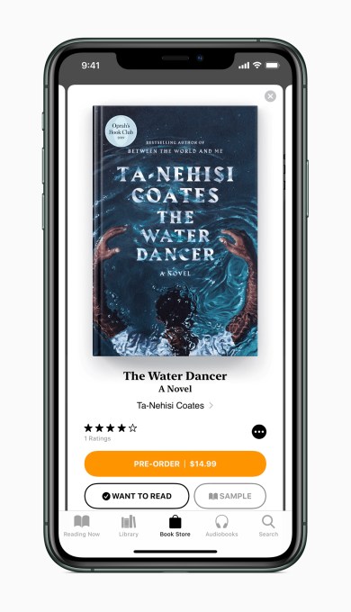 Apple iphone11pro max midnight green the water dancer screen 092319