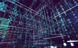 Abstract background of technology, science and cloud computer.3d illustration"n