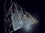 Digital encrypted Lock with data multilayers. Internet Security