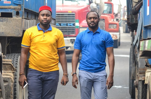Obi Ozor Ife Oyedele II Kobo360 Co founders Apapa Shot