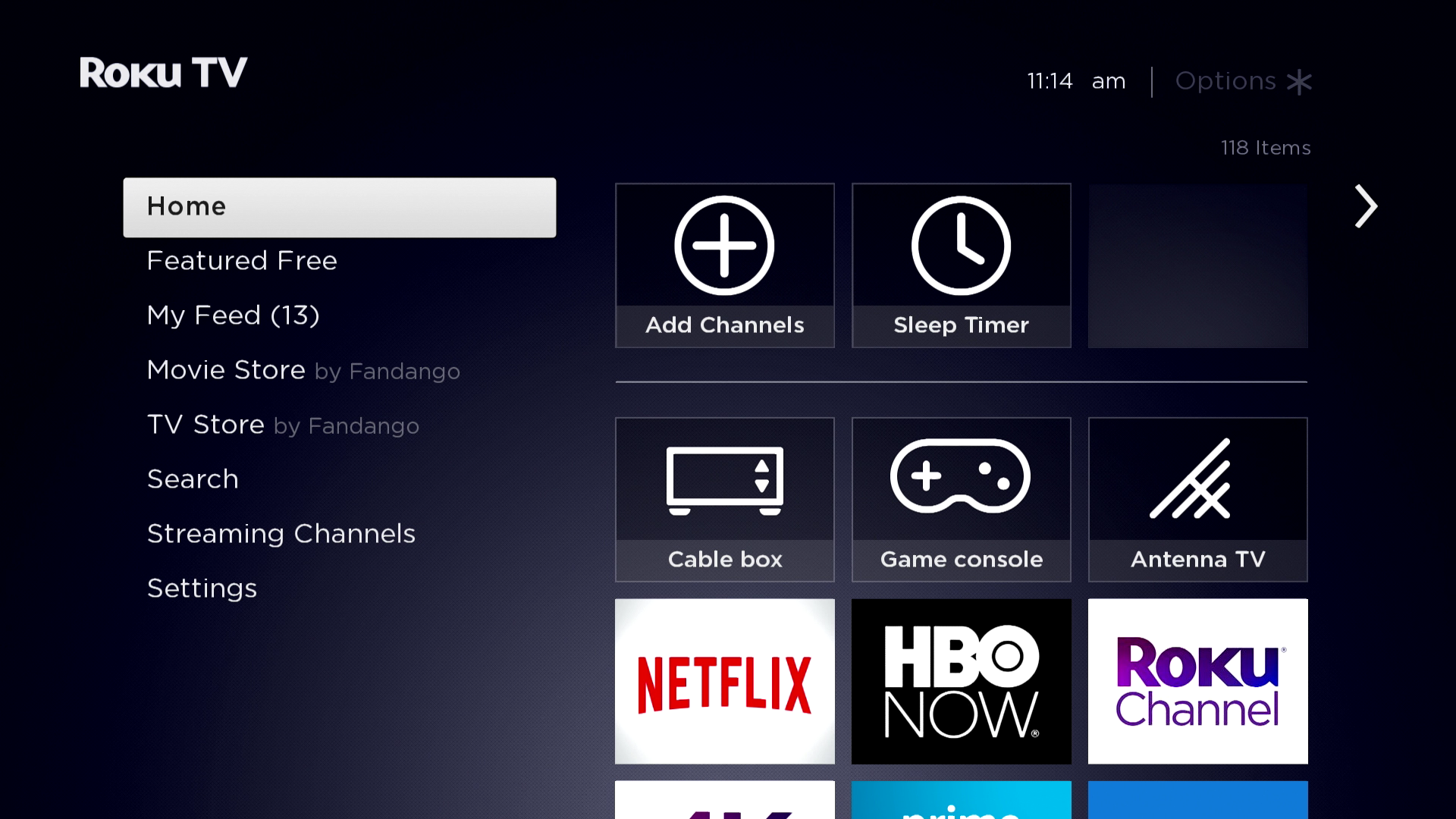 Roku TV with Shortcuts