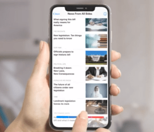 SmartNews News From All Sides feature