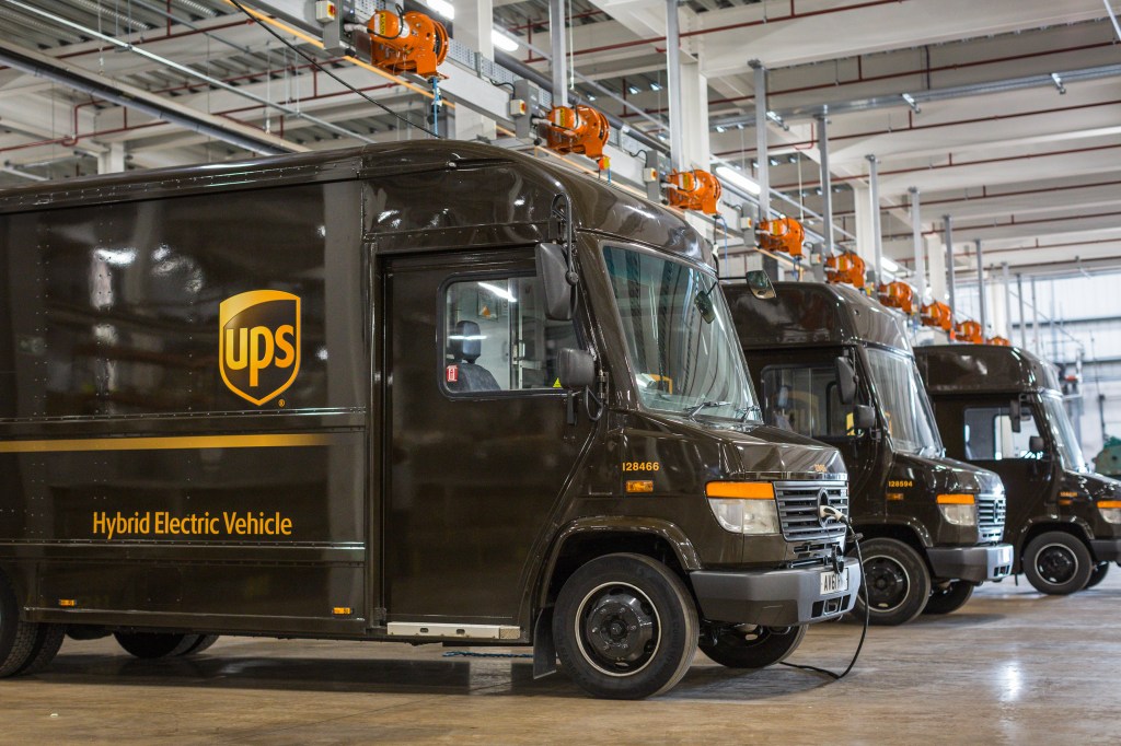 UPS Tevva trucks