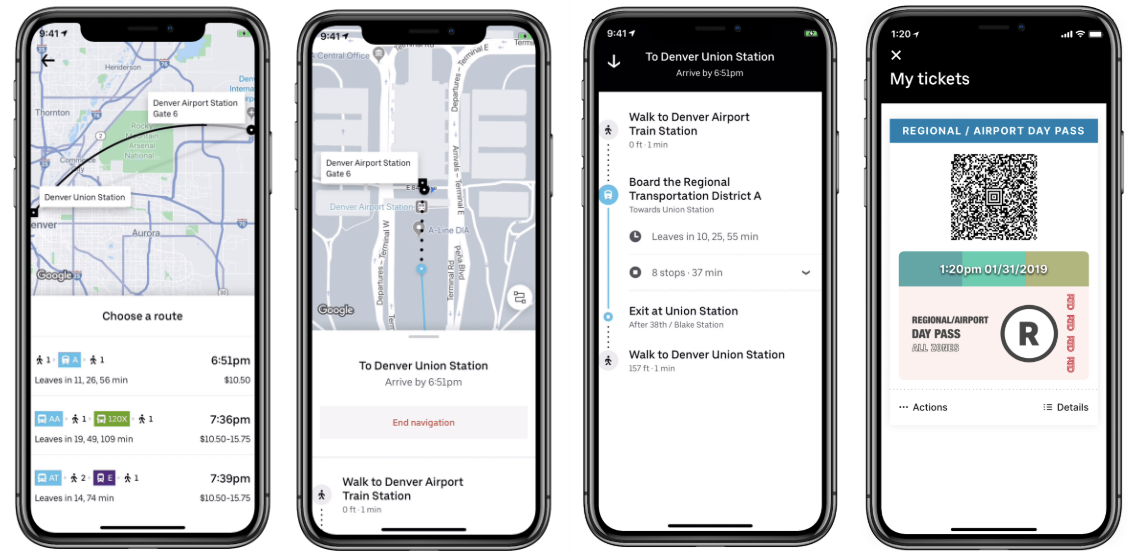 Uber Transit Directions