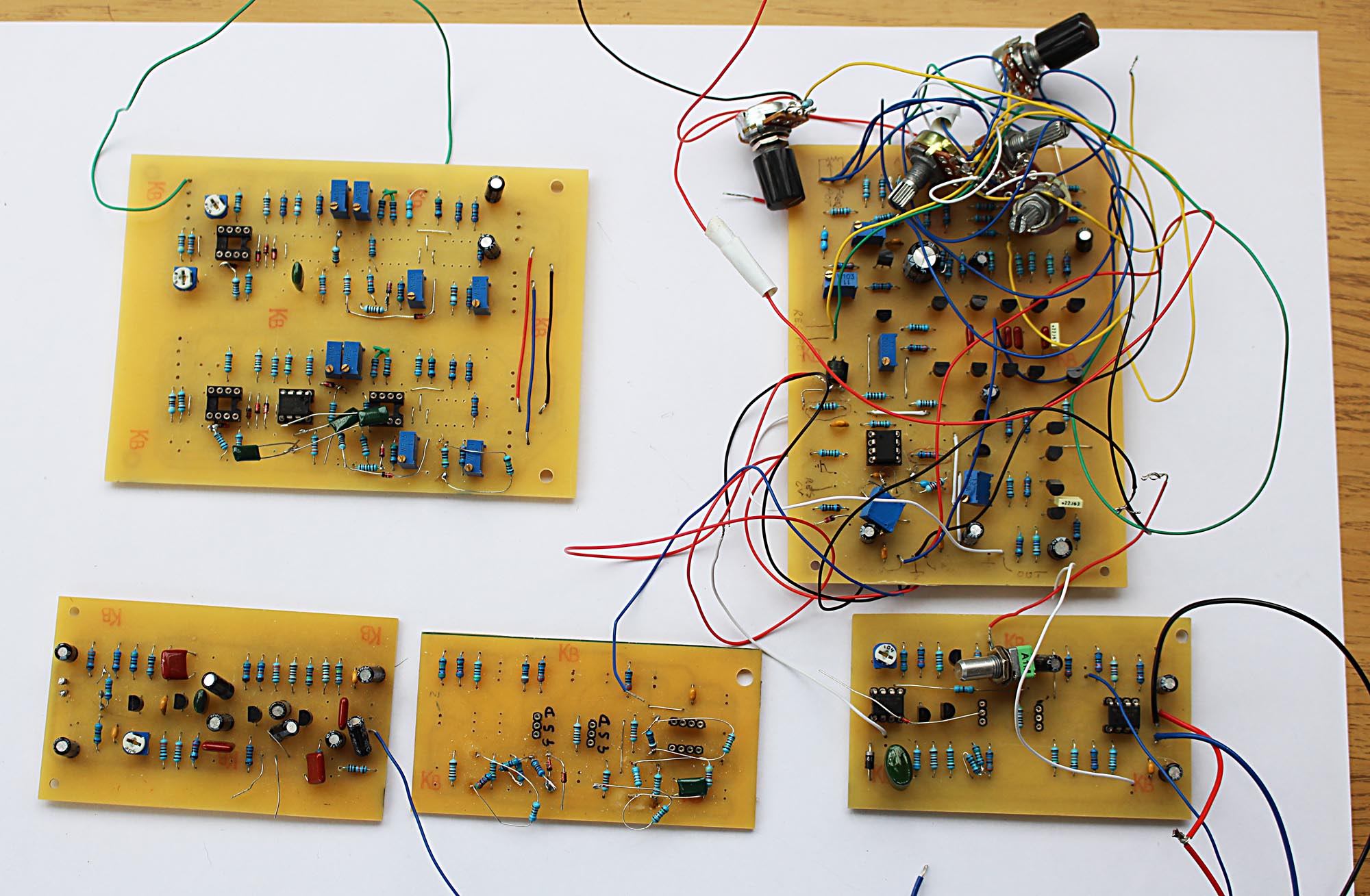 Very first MiniMod prototype pcbs