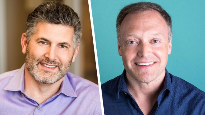 Dropbox VP of Product Adam Nash and CTO Quentin Clark