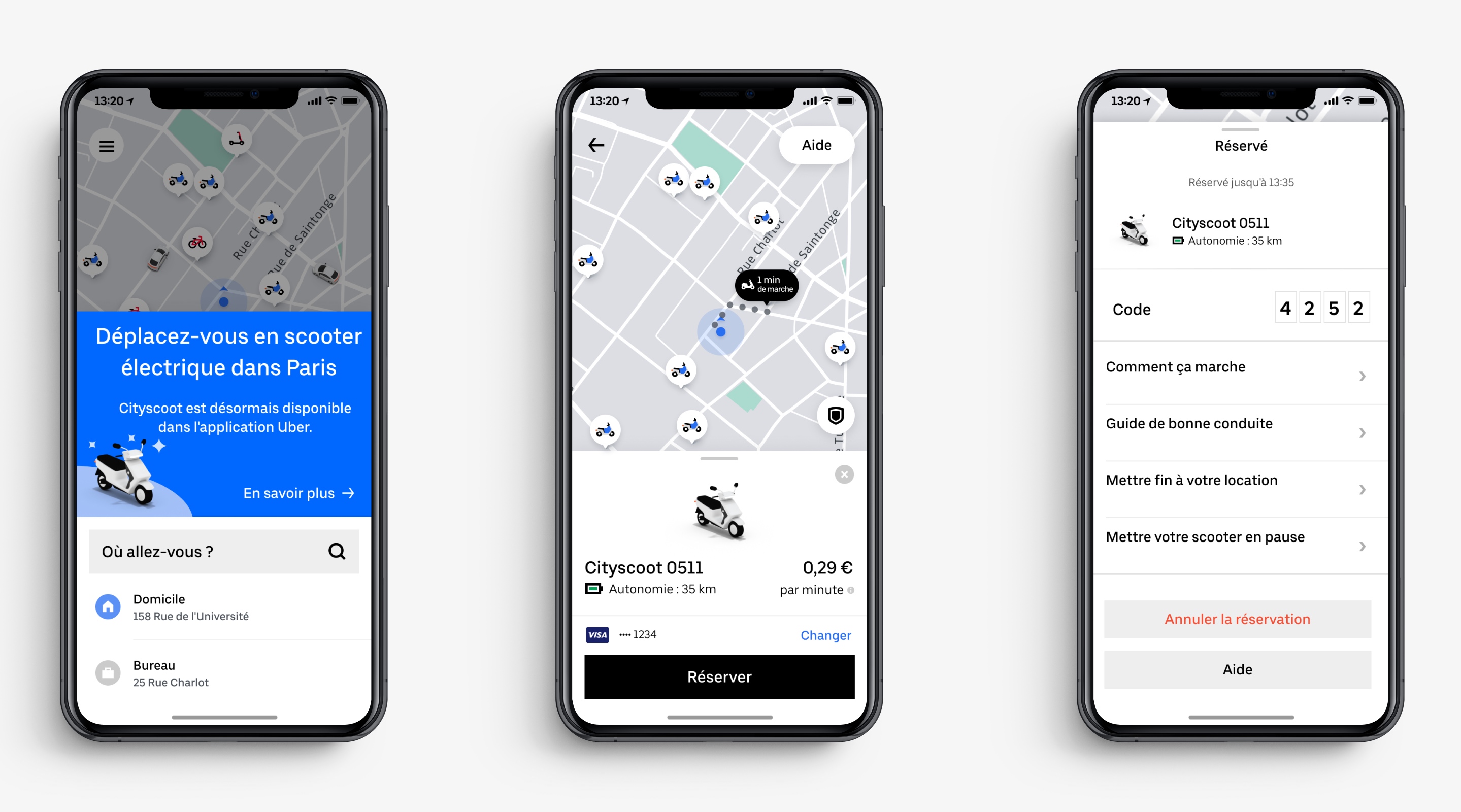 Cityscoot Uber