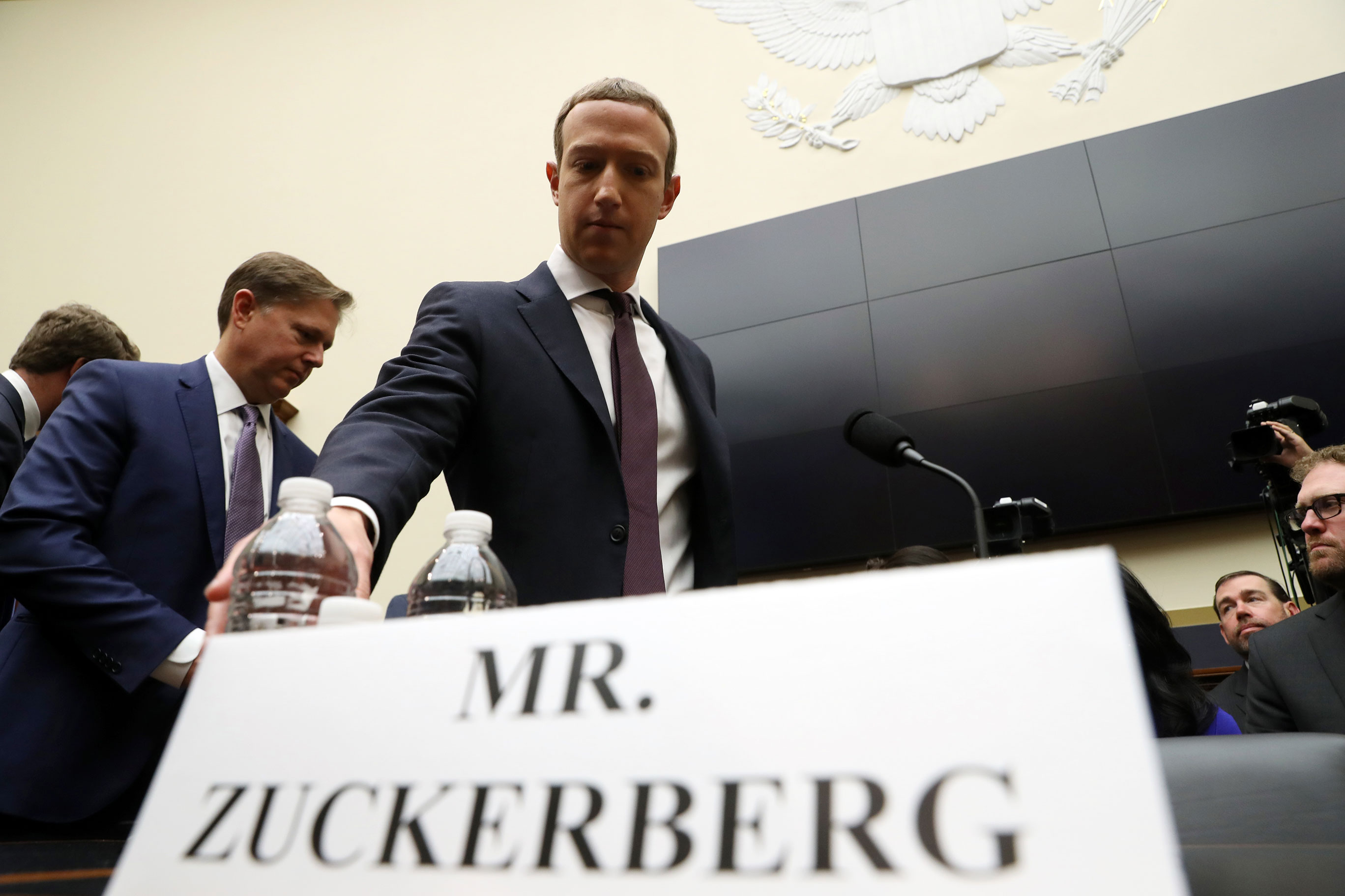 Facebook CEO Mark Zuckerberg Testifies Before The House Financial Services Committee