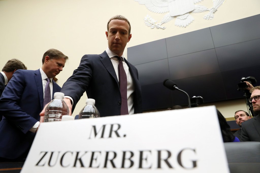Facebook CEO Mark Zuckerberg Testifies Before The House Financial Services Committee