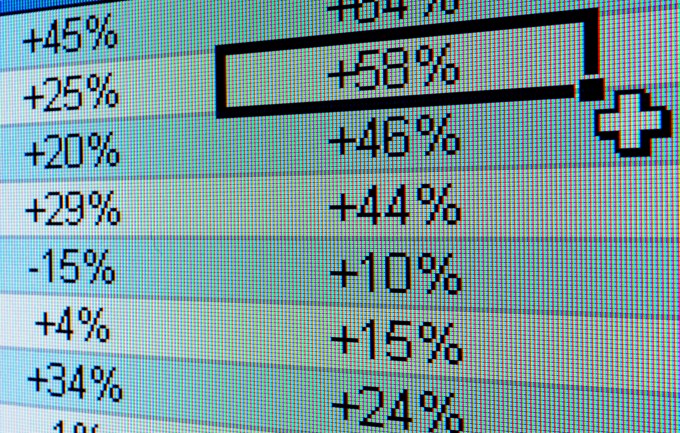 spreadsheet numbers
