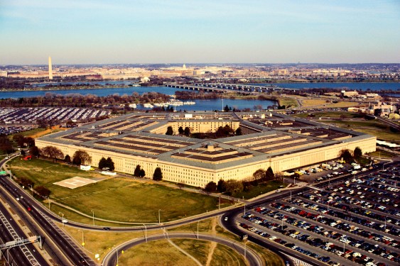 Aerial view of The Pentagon, Washington, DC,