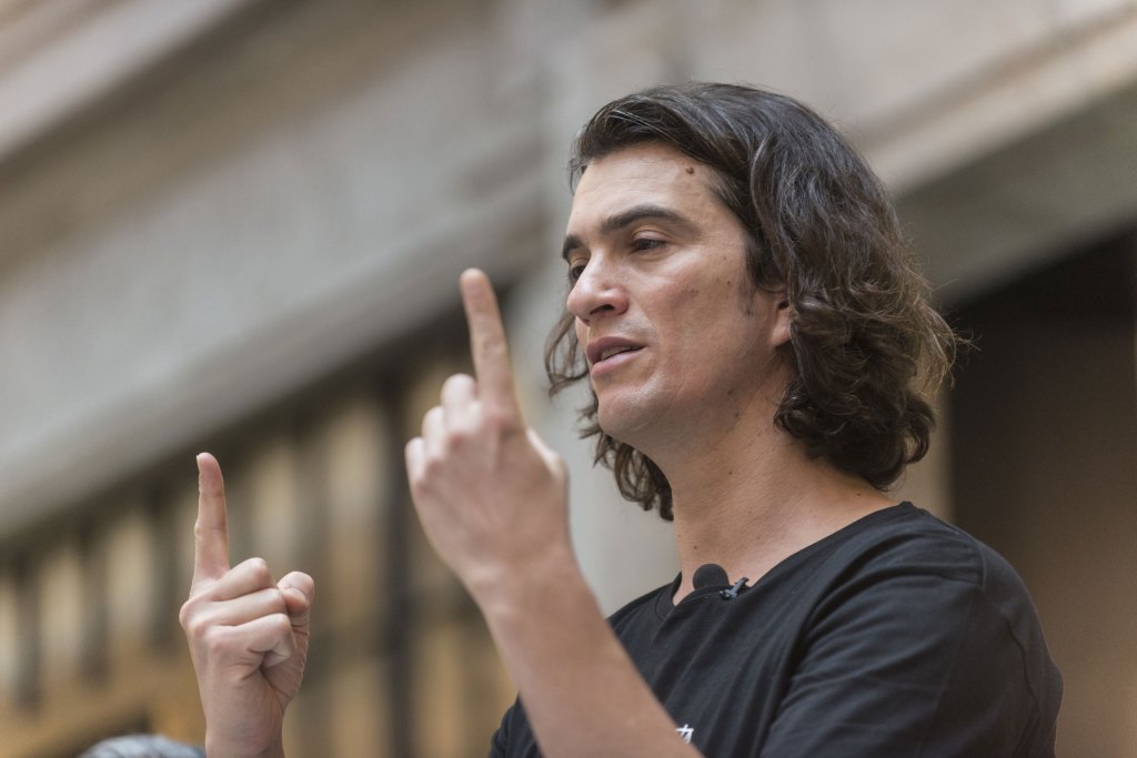 WeWork CEO Adam Neumann Visits Shanghai