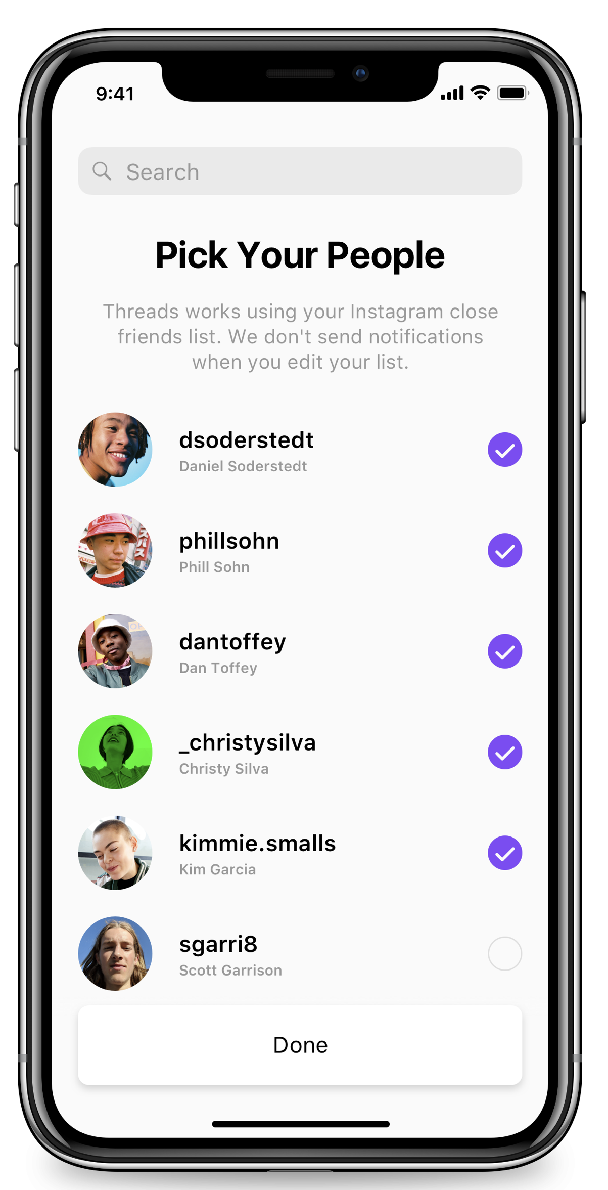 Instagram Close Friends Threads