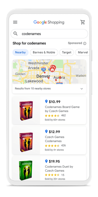 Nearby results