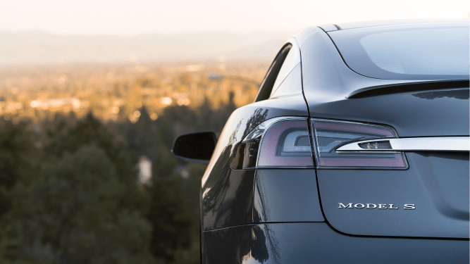 Tesla Model S Badge