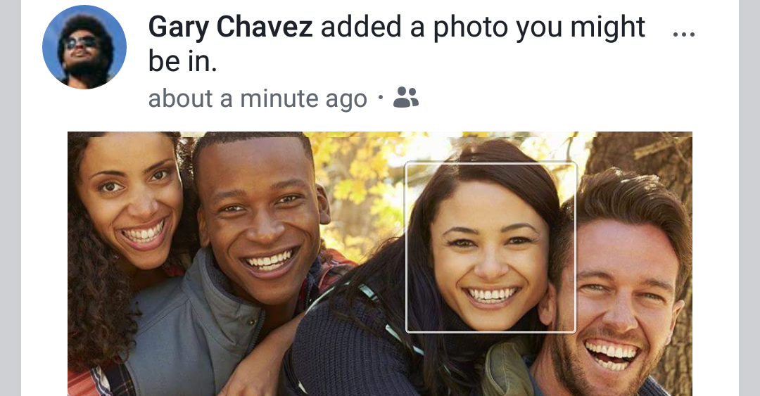 facebook facial recognition photo review