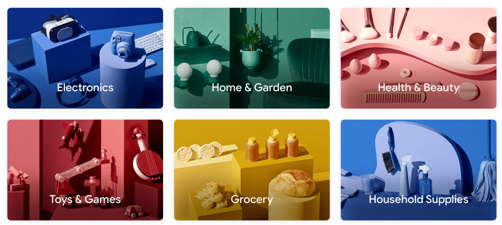 google shopping homepage