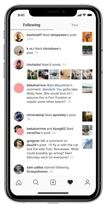 iOS Before Following
