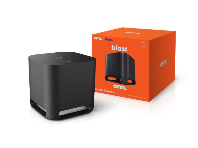 onn Roku Wireless Subwoofer
