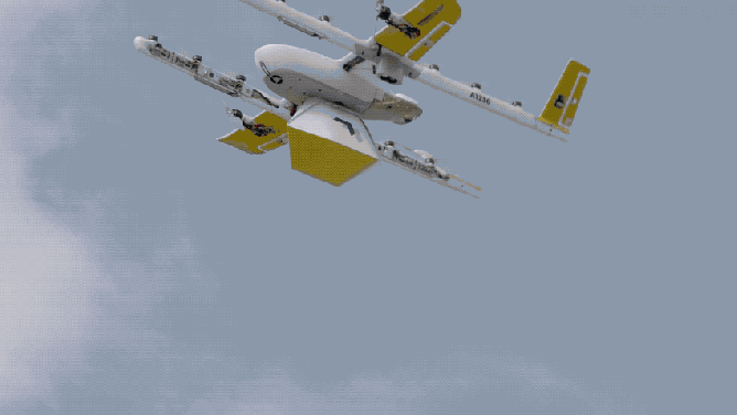 wing drone delivery