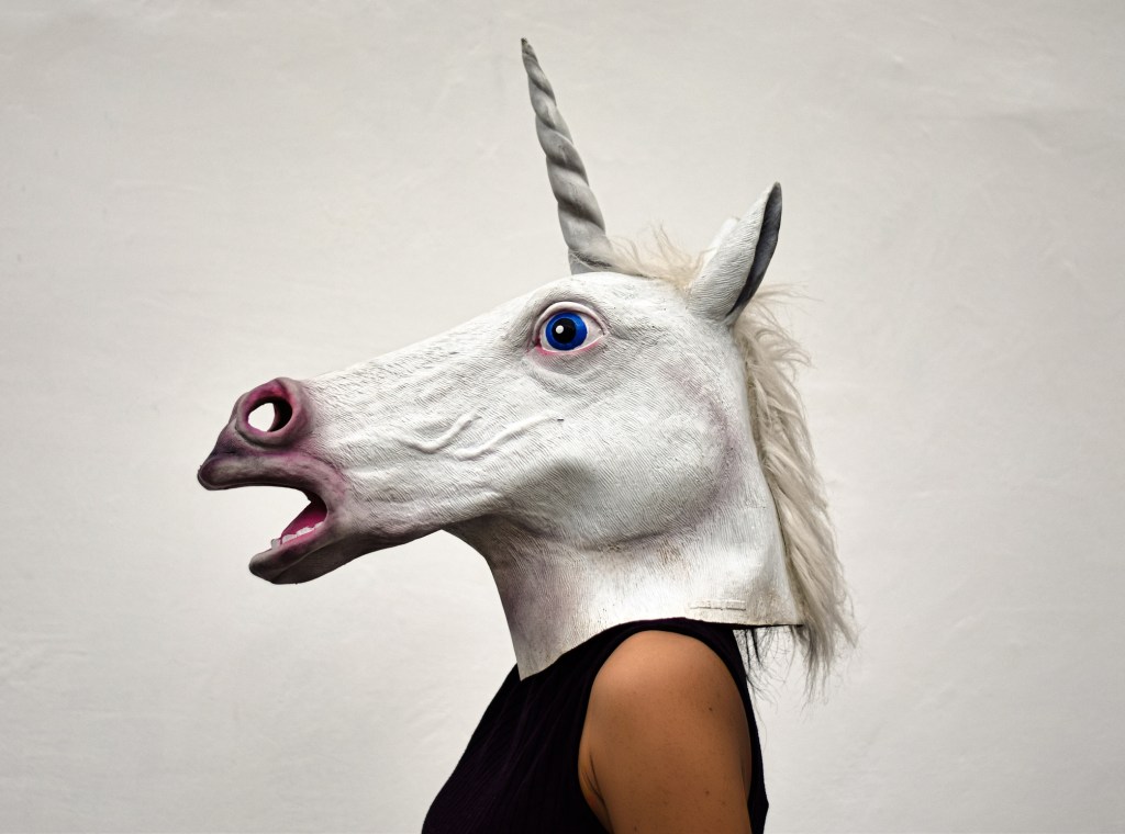 unicorn head mask
