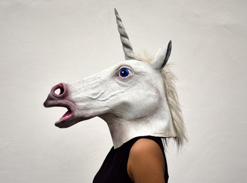 unicorn head mask