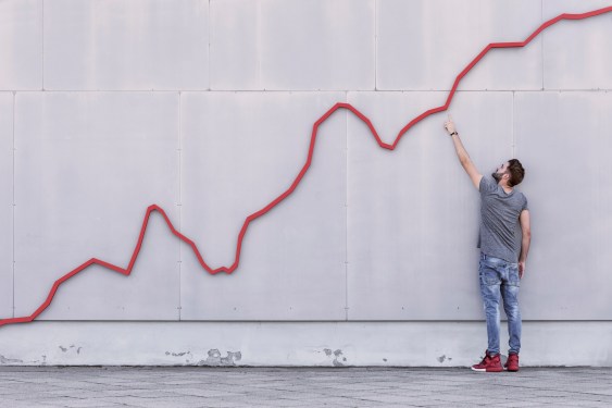 line chart growth