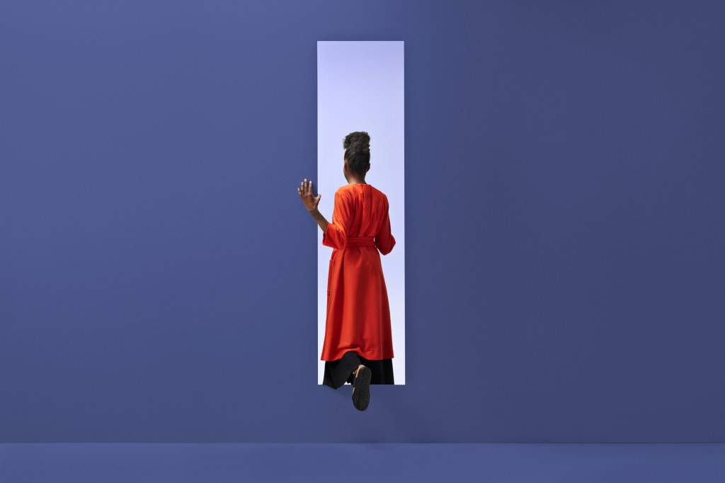 exit woman