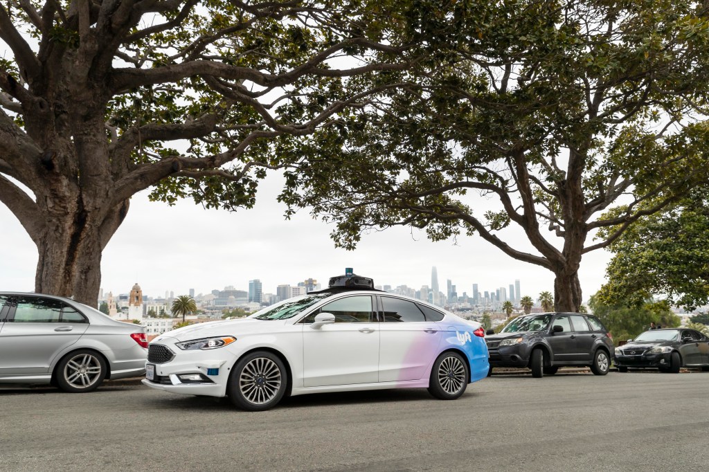 Lyft self-driving Ford Fusion