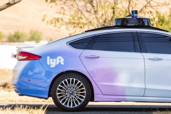 Lyft self-driving Ford Fusion