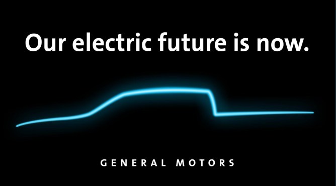 GM electric social media