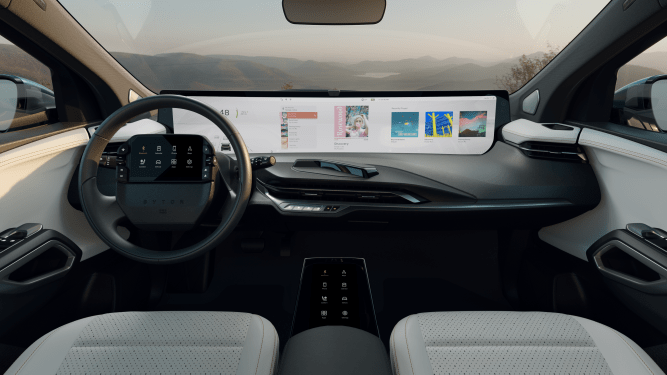 Byton interior