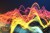 abstract multicolored wave length