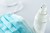 Medical disposable respirator mask with disinfectant spray as basic equipment against transmission of fours