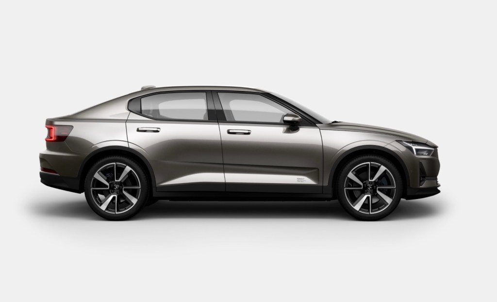 Polestar 2 electric vehicle configurator
