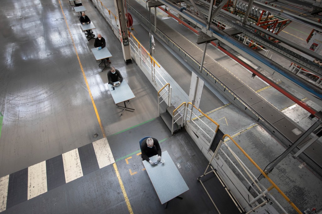 Vauxhall Car Factory covid