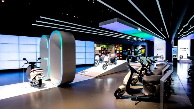 Gogoro flagship store in Taiwan
