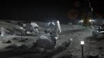 NASA Artemis program, depiction of astronaut on the lunar surface